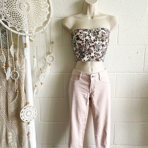 Armani Exchange Petal Pink Skinny Jeans